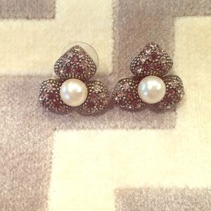 Pink Pearl Earrings